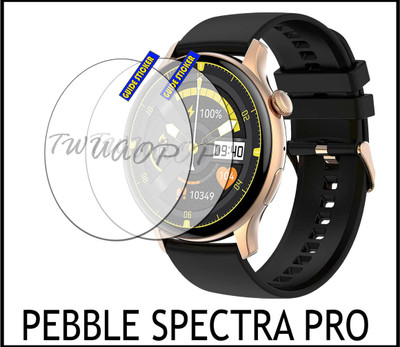 TWUAOP Screen Guard for PEBBLE SPECTRA PRO(Pack of 2)