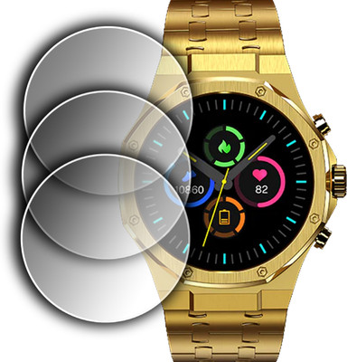 EJZATEX Screen Guard for FIRE BOLTT ROYALE SMARTWATCH, SCREEN GUARD(Pack of 3)