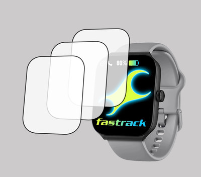 EJZATI Screen Guard for FASTRACK REVOLTT FS1 MAX SMARTWATCH, SCREEN GUARD(Pack of 3)