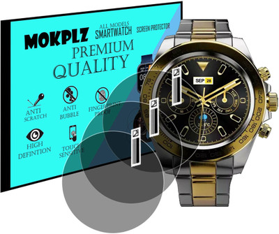 MOKPLZ Screen Guard for FIRE BOLTT BLIZZARD SMARTWATCH(Pack of 3)