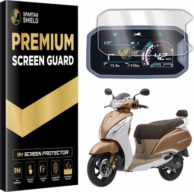 spartan shield Screen Guard for TVS JUPITER 125 DT SXC Scooter 2025 || TFT Meter Display Console Protector || Anti Scratch Jupiter125 DtSxc Accessory [Not Tempered Glass](Pack of 1)