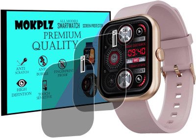 MOKPLZ Screen Guard for FIRE BOLTT STARDUST SMARTWATCH(Pack of 2)