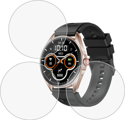 MOKPLZ Screen Guard for MAXIMA MAX PRO SPARK SMARTWATCH(Pack of 3)