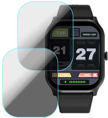 MOKPLZ Screen Guard for FIRE BOLTT HUNTER SMARTWATCH(Pack of 2)