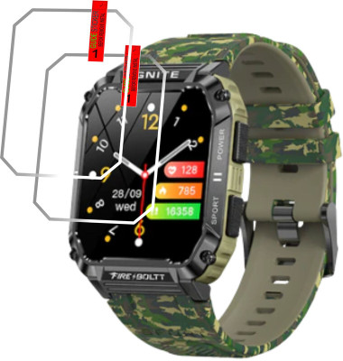 GLAMEECH Screen Guard for FIRE BOLTT COMBAT Smartwatch(Pack of 2)