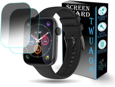 TWUAOP Screen Guard for PEBBLE BLAZE SMARTWATCH(Pack of 2)
