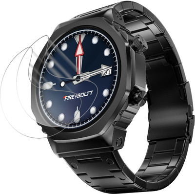 CUBES Screen Guard for Fire-Boltt Onyx- 36.3mm AMOLED Always On Display Smartwatch, Highly Touch Sensitive | Unbreakable | Ultra Thin Edge To Edge TPU Film (Not Tempered Glass)(Pack of 2)