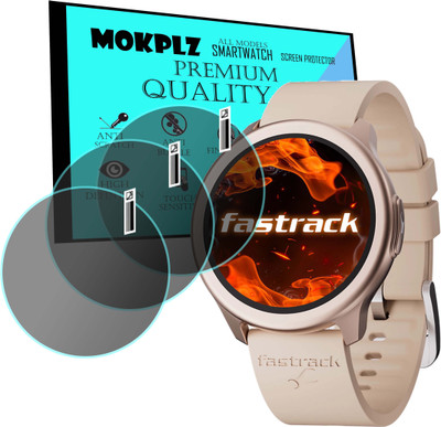 MOKPLZ Screen Guard for FASTRACK FR1 SMARTWATCH(Pack of 3)