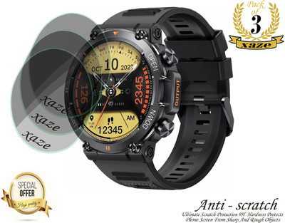 XAZE Screen Guard for Spiffy K56 Pro Smartwatch(Pack of 3)