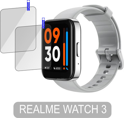 PONDRIK Screen Guard for Realme Watch 3 Smartwatch(Pack of 2)