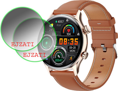 EJZATI Screen Guard for GIZMORE GIZFIT GLOW SMARTWATCH(Pack of 2)