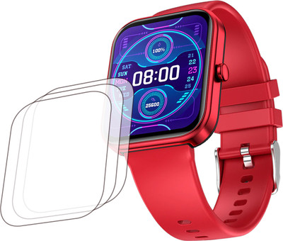 ejzatex Screen Guard for Fire-Boltt Wonder Smartwatch screen guard(Pack of 3)