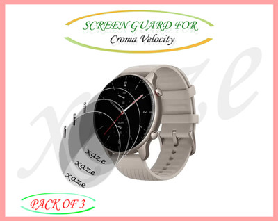 XAZE Screen Guard for Croma Velocity Smartwatch(Pack of 3)