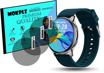 MOKPLZ Screen Guard for PEBBLE COSMOS LUXE 2.0 SMARTWATCH(Pack of 3)