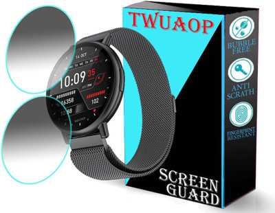 TWUAOP Screen Guard for FIRE BOLTT DESTINY SMARTWATCH(Pack of 2)