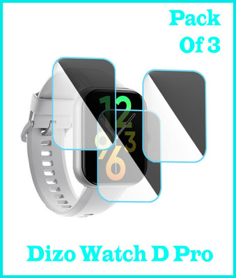 HIDEOUS Screen Guard for DIZO WATCH D PRO(Pack of 3)