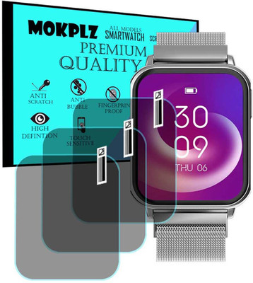 MOKPLZ Screen Guard for FIRE BOLTT KING SMARTWATCH(Pack of 3)