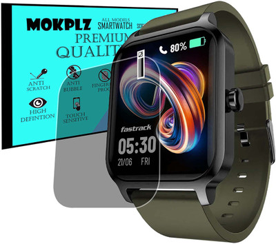MOKPLZ Screen Guard for FASTRACK REVOLTT FS1 SMARTWATCH(Pack of 3)