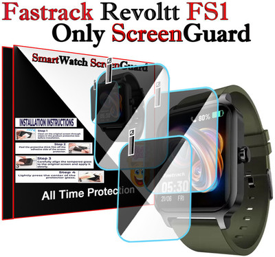 HIDEOUS Screen Guard for Fastrack Revoltt FS1(Pack of 3)