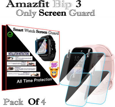 HIDEOUS Screen Guard for Amazfit Bip 3(Pack of 2)