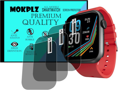 MOKPLZ Screen Guard for FIRE BOLTT RING PLUS SMARTWATCH(Pack of 3)