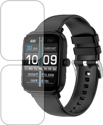 MOBIZONE Screen Guard for Fire bolt Ninja Pro Max Ultra Smart Watch Screen Guard | Unbreakable | Edge to Edge Full Screen Coverage and Easy Installation Kit(Pack of 2)