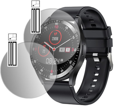 DOUMOF Screen Guard for AXL Pulse LifeFit SMARTWATCH(Pack of 2)