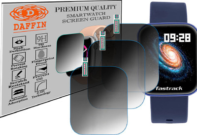 daffin Screen Guard for Fastrack Reflex Hello|BT Calling SMARTWATCH SCREENGUARD(Pack of 3)