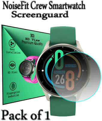 daffin Edge To Edge Screen Guard for NoiseFit Crew(Pack of 1)