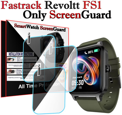 HIDEOUS Screen Guard for Fastrack Revoltt FS1(Pack of 3)