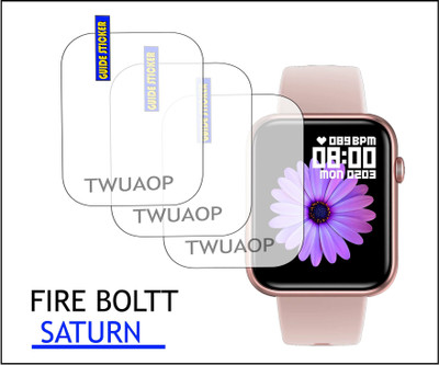 TWUAOP Screen Guard for FIRE BOLTT SATURN(Pack of 3)