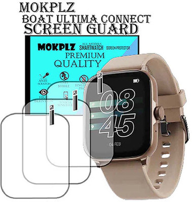 MOKPLZ Screen Guard for BOAT ULTIMA CONNECT SMARTWATCH(Pack of 3)
