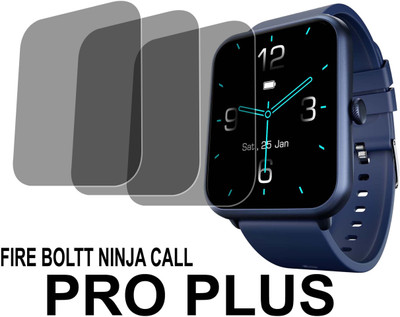 TWUAOP Screen Guard for FIRE BOLTT NINJA CALL PRO PLUS(Pack of 3)