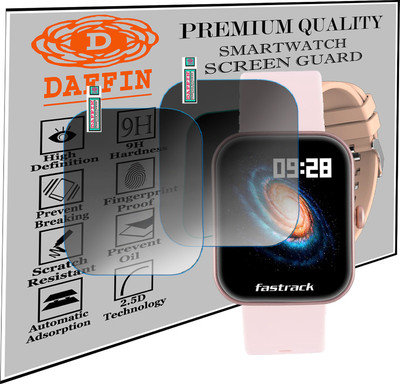 daffin Screen Guard for Fastrack Reflex Hello|BT Calling SMARTWATCH SCREENGUARD(Pack of 1)