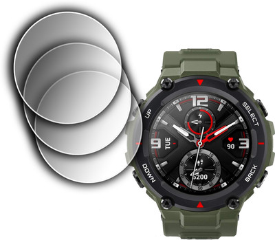 EJZATI Screen Guard for Amazfit T-Rex Smartwatch, SCREEN TEMPERED(Pack of 3)