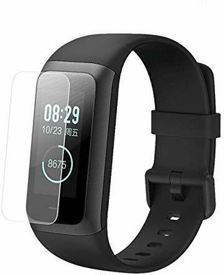 CUBES Screen Guard for Amazfit Band Core Fitness | 1.23 Inch | Soft and Flexible | Touch Sensitive | Unbreakable | Ultra Thin| Edge To Edge TPU Film ( Not a Tempered Glass )(Pack of 2)