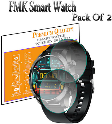 HIDEOUS Screen Guard for FMK Smart Watch(Pack of 2)