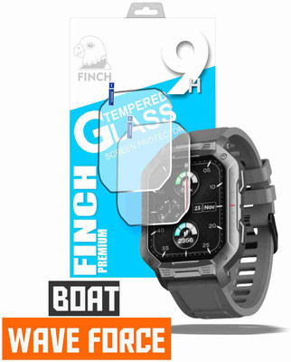 KANCHA Screen Guard for BOAT WAVE FORCE SMART WATCH(Pack of 2)
