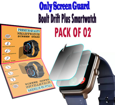 daffin Screen Guard for Boult Drift+(Pack of 2)