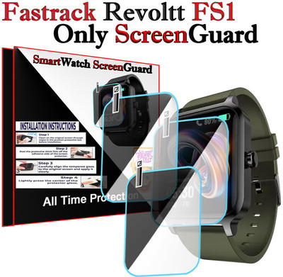 HIDEOUS Screen Guard for Fastrack Revoltt FS1(Pack of 3)