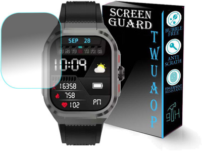 TWUAOP Screen Guard for NOISE COLORFIT THRILLSMARTWATCH(Pack of 1)