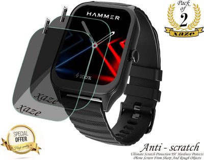 XAZE Screen Guard for Hammer Stroke Smartwatch screen guard(Pack of 2)