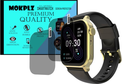 MOKPLZ Screen Guard for FIRE BOLTT RISE SMARTWATCH(Pack of 2)