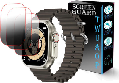 TWUAOP Screen Guard for PEBBLE ENIGMA SMARTWATCH(Pack of 3)