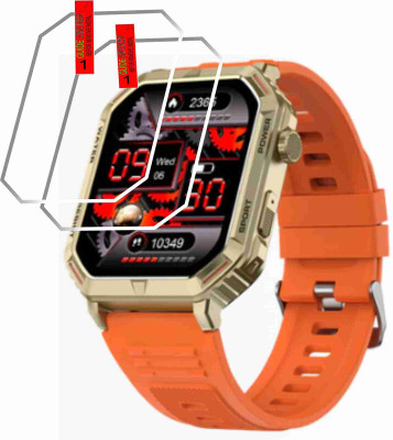 ICROMECK Screen Guard for FIRE BOLTT Commando Smartwatch(Pack of 2)