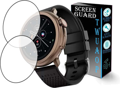TWUAOP Screen Guard for BOULT CROWN R SMARTWATCH(Pack of 2)