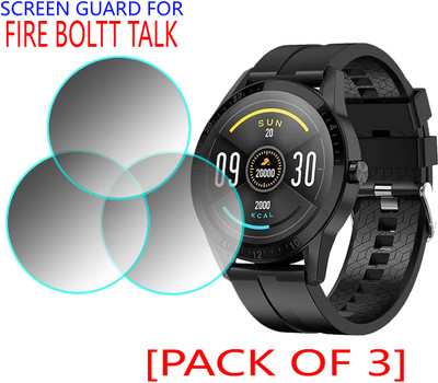 EJZATI Screen Guard for FIRE BOLTT TALK SMARTWATCH(Pack of 3)