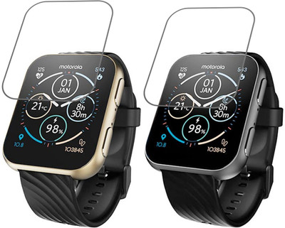 DVTECH Screen Guard for Crystal Clear Motorola Moto Watch 200(Pack of 2)