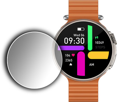 ejzatex Screen Guard for FIRE BOLTT ASTEROID SMARTWATCH, SCREEN GUARD(Pack of 1)