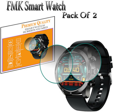 daffin Screen Guard for FMK Smart Watch(Pack of 2)